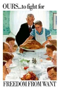 Ours to fight for freedom from want poster