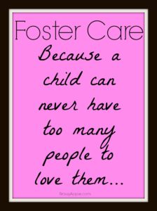 Foster care poster